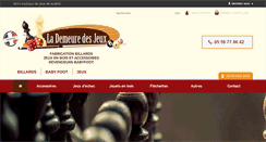 Desktop Screenshot of lademeuredesjeux.com