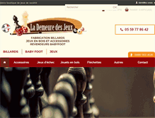 Tablet Screenshot of lademeuredesjeux.com